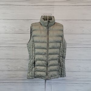 32° Degrees Heat Quilted Puffer Vest - Gray Womens Size XL
